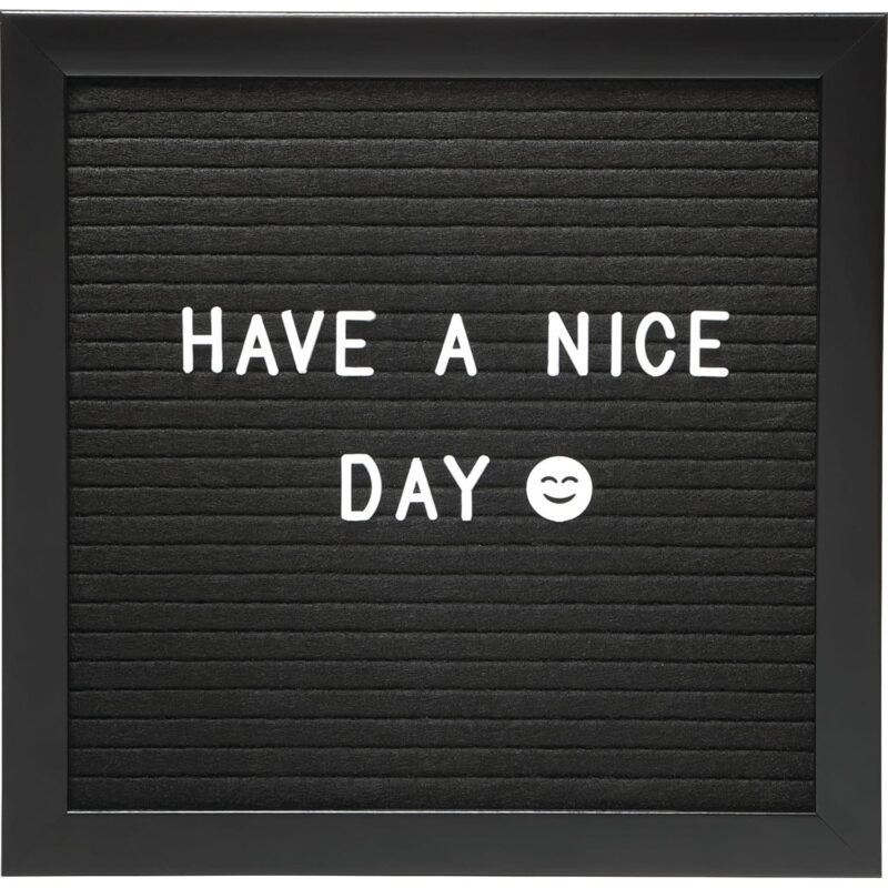 Felt Board with Letters - 9