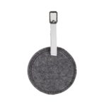Juniper Felt Round Luggage Tag - 1