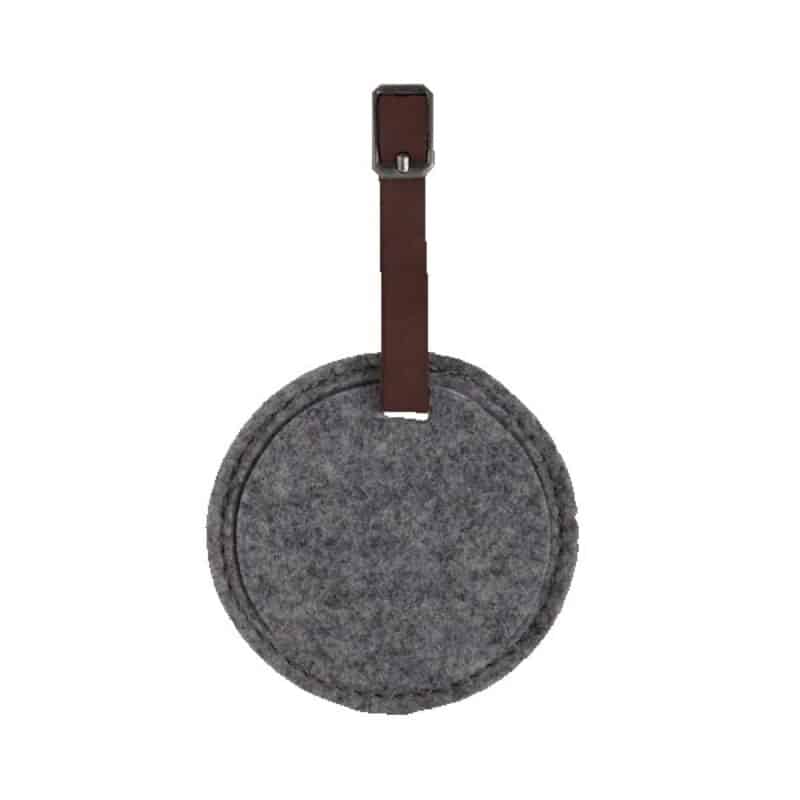 Juniper Felt Round Luggage Tag - 4