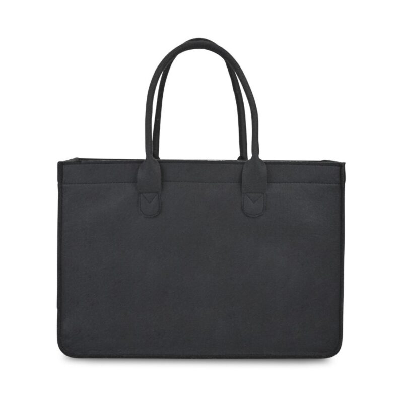 Out of the Woods® Felt Shopper Tote - Black - 1