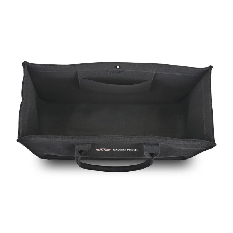 Out of the Woods® Felt Shopper Tote - Black - 3