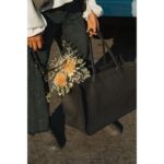 Out of the Woods® Felt Shopper Tote - Black - 5