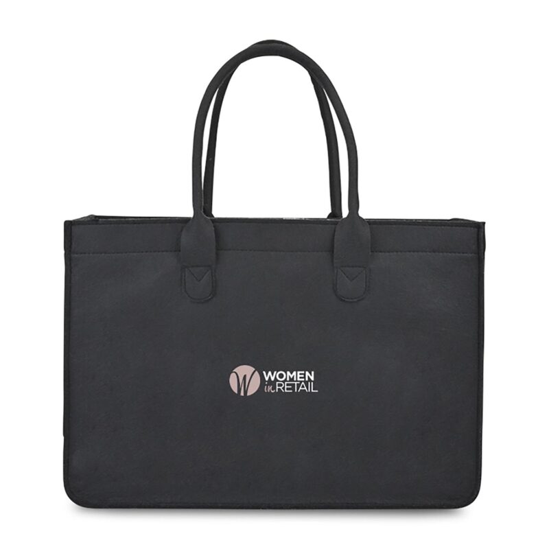Out of the Woods® Felt Shopper Tote - Black