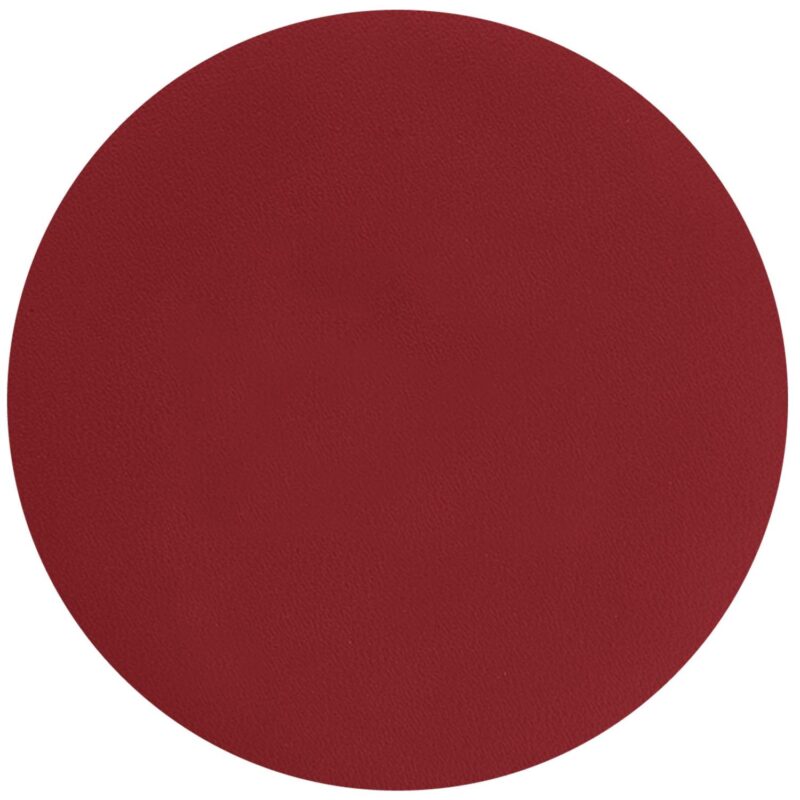 Top Grain Leather Round Coaster w/ Felt Base (Domestic) - 6