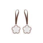 Flower Blank Name Tag Pendant (Recycled Felt Keychain) - 4