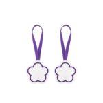 Flower Blank Name Tag Pendant (Recycled Felt Keychain) - 9