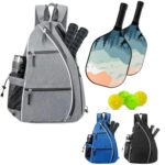 Multi-Functional Racket Backpack for Pickleball and Badminton - 1