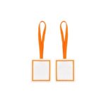 Square Blank Name Tag Pendant (Recycled Felt Keychain) - 1