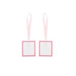 Square Blank Name Tag Pendant (Recycled Felt Keychain) - 6