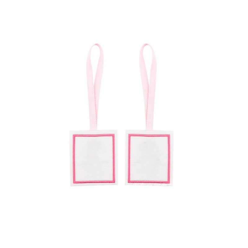 Square Blank Name Tag Pendant (Recycled Felt Keychain) - 6